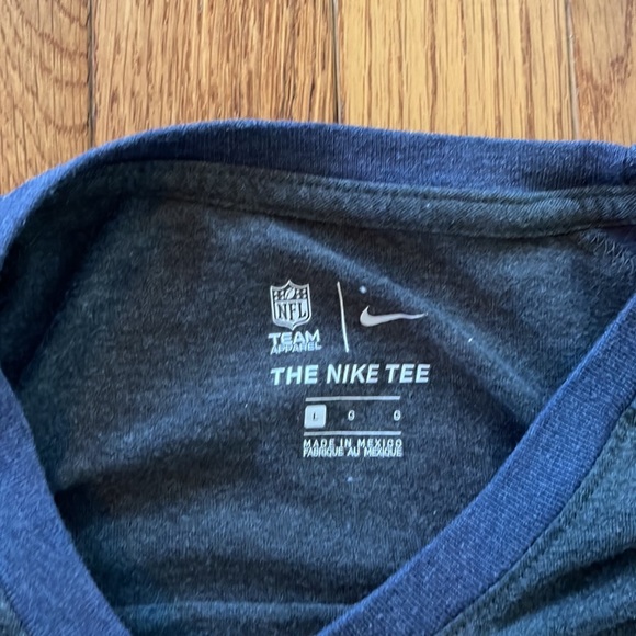 Nike New England Patriots Tee NFL Football 3/4 sleeve Large Team apparel‎ fall - Picture 3 of 7